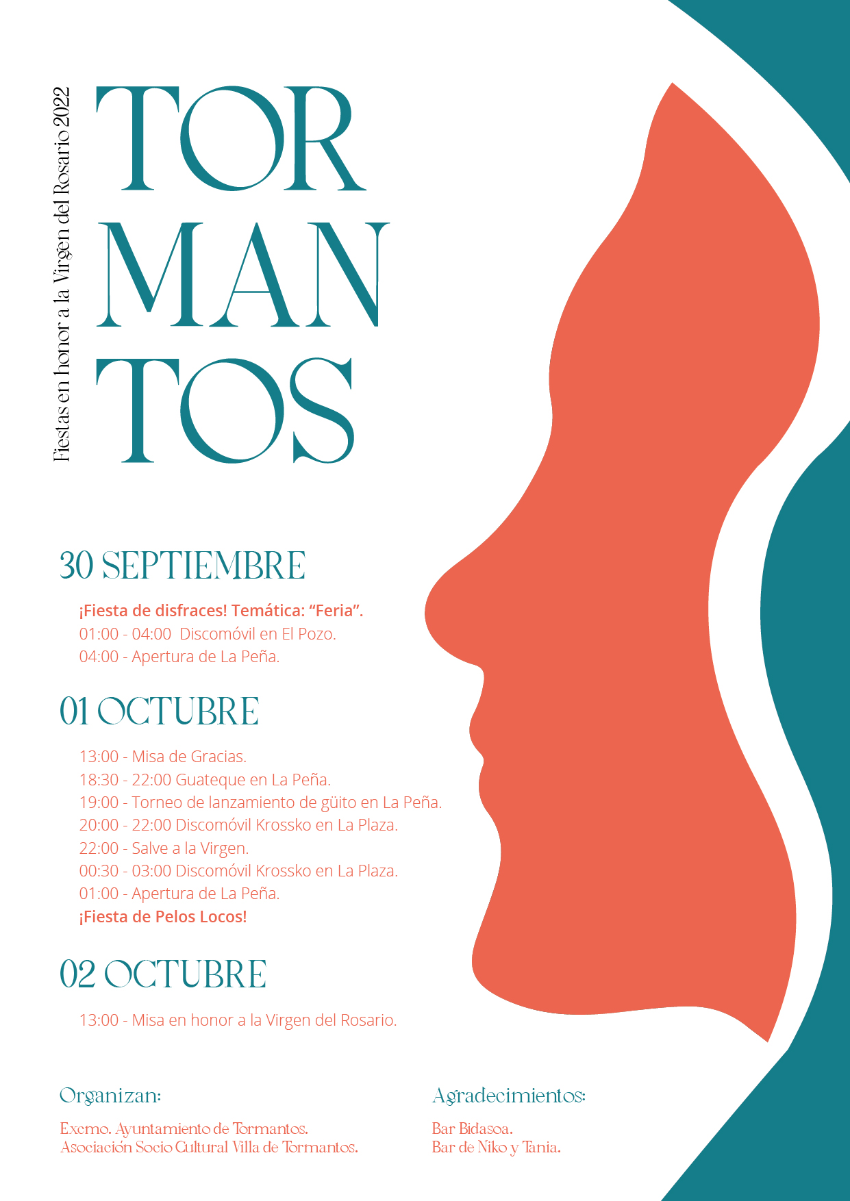 Cartel fiestas Rosario 2022 Tormantos