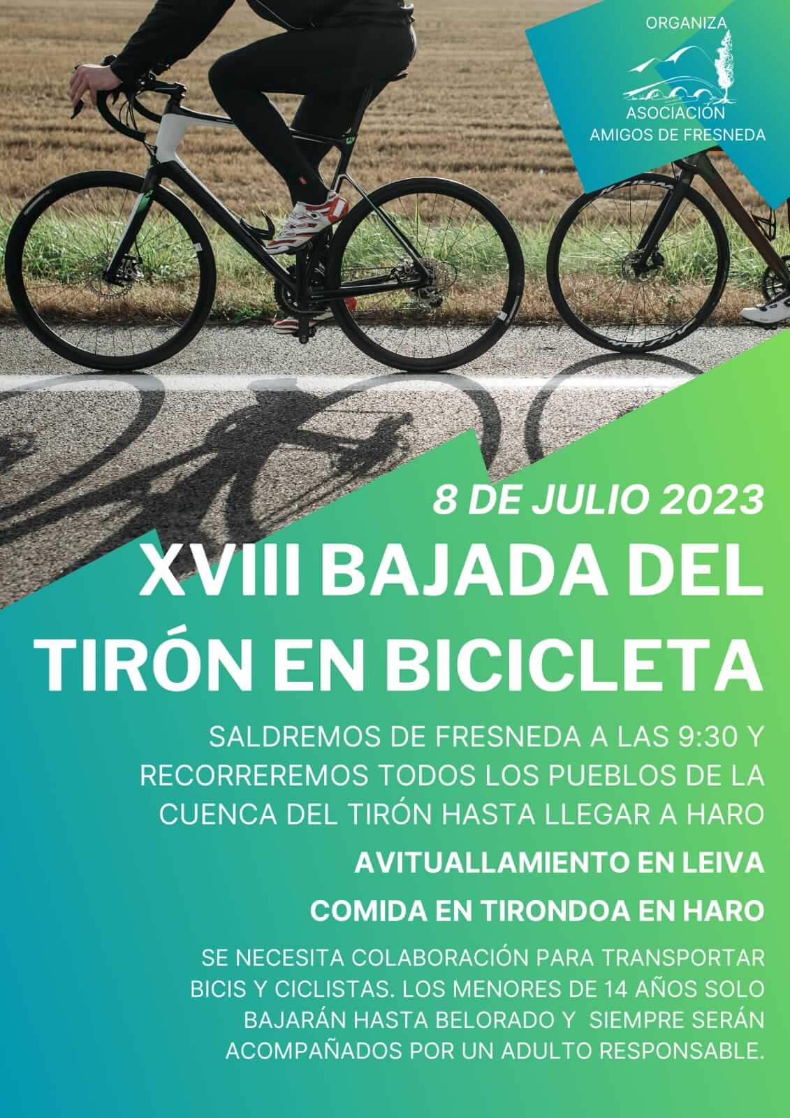 XVII edición de la bajada en bicicleta del Tirón