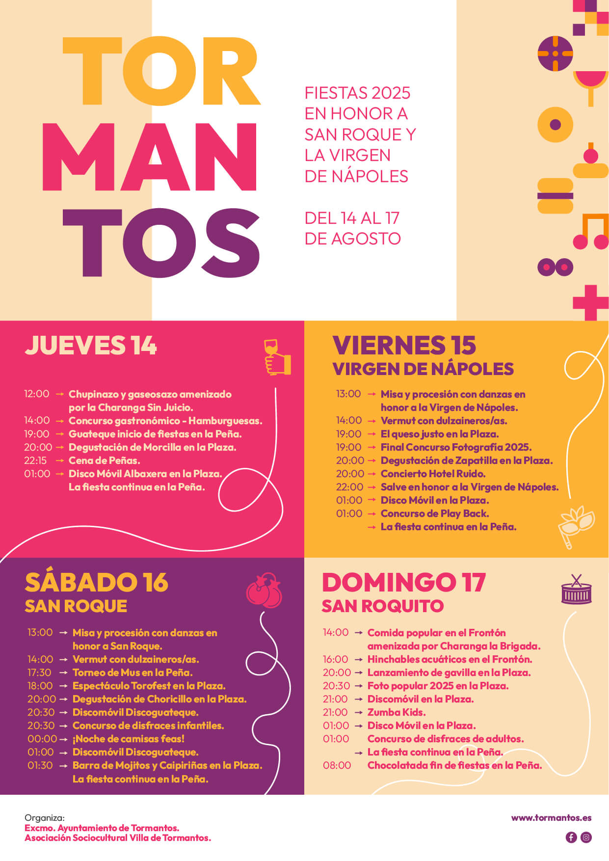 Fiestas Tormantos 2025